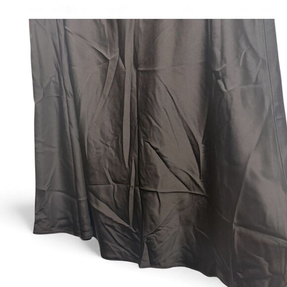 Anne Klein, Black Satin Midi Skirt, Size Petite XL (NWT) - Picture 3 of 6